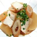 ぱたぱたこ's cooksnap of when they made 簡単!!大根と厚揚げ,焼き竹輪の煮物.