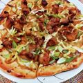 チェビス's cooksnap of when they made ☆照り焼きチキンピザ☆.