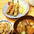 ★fuuchan★'s cooksnap of when they made おくらとえのきの豚肉巻き.