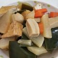 ゆうこりんp's cooksnap of when they made 里芋と高野豆腐の煮物.