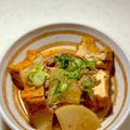 ♪ゆかたん♡'s cooksnap of when they made 大根と厚揚げのピリ辛そぼろ煮.