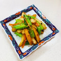 あっこ姉's cooksnap of when they made かぶの葉とさつま揚げの蒸し炒め.