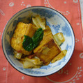 白いカピバラ's cooksnap of when they made 厚揚げとキャベツだけ★カレー炒め.