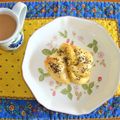 White☆Lily's cooksnap of when they made さつま芋のねじりパン.