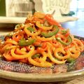 ばぢこ's cooksnap of when they made 人参ピーマン✰ごま味噌にんにく✰きんぴら.