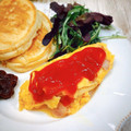 Satoco❋'s cooksnap of when they made 簡単#ソーセージオムレツ.