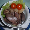 Jock's cooksnap of when they made 鶏レバーの佃煮風煮つけ.