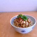 hiroerico's cooksnap of when they made 我が家のやわらぎメンマ納豆（丼でも）.