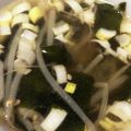 ♡mio1216♡'s cooksnap of when they made もやしとわかめの中華風スープ.
