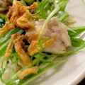 MULA's cooksnap of when they made *水菜とササミの胡麻だれ和え*.