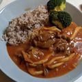 しらたまこむぎ's cooksnap of when they made 簡単絶品ビーフストロガノフ.
