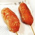 ouentai's cooksnap of when they made HMと豆腐のチーズハットグ.