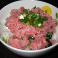 NYamashita's cooksnap of when they made 簡単！まぐろ＆ねぎとろ丼.