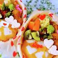 Naomile☆'s cooksnap of when they made チーズで可愛いボーダー柄のハート.