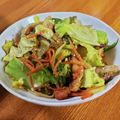 低カロ探検隊's cooksnap of when they made パパっと1品♡ベーコンと野菜のごま炒め.
