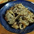 低カロ探検隊's cooksnap of when they made 絶品♡舞茸とれんこんと豚肉の味噌きんぴら.