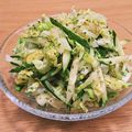 克らぶ's cooksnap of when they made 白菜ときゅうりのサラダ.