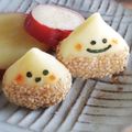 Newチヨコっと♪'s cooksnap of when they made 秋キャラおかず＊マッシュさつま芋の栗くん.