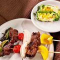 青空にうかぶくも's cooksnap of when they made やわらか牛肉でBBQ串焼き.