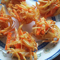 りよんじゃ's cooksnap of when they made 冷めてもサクサク！ごぼうのかき揚げ.