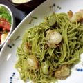 れでぃしんこ's cooksnap of when they made 春菊のジュノベーゼ　ホタテパスタのランチ.