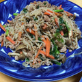LOVE息子！'s cooksnap of when they made しらたきとひき肉のチャプチェ風.