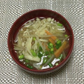 おはなすき's cooksnap of when they made エノキとモヤシと人参の味噌汁.