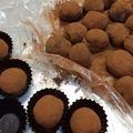 ☆ありか358☆'s cooksnap of when they made レンジで簡単！豆腐の生チョコ風、チョコ無.