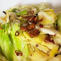 飛べないの豚's cooksnap of when they made 箸が止まらない「キャベツのニンニク炒め」.