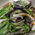 生誕１９７３年独身男's cooksnap of when they made なすとちくわのピリ辛オイマヨ炒め.