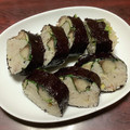 cook_tabby's cooksnap of when they made 恵方巻き？　しめさば巻　まるで押し寿司♪.