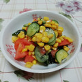 レオミウ's cooksnap of when they made きゅうりワカメツナトマトのさっぱり和え物.