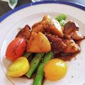 ハント☆'s cooksnap of when they made ダイエットにもお洒落トマトいんげん一皿.