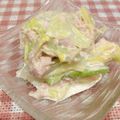 Lapi＊'s cooksnap of when they made 和風シーチキンとキャベツの温サラダ.