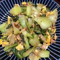 chi−ちゃん's cooksnap of when they made 材料3つ♪チンゲン菜ツナ卵炒め.