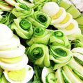 こずっぺ's cooksnap of when they made 夏！和え物や飾りにきゅうりde薔薇風お花.