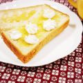 ふうはっちゃん's cooksnap of when they made トースト（ホイップクリームのせ）.