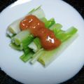 もさcook's cooksnap of when they made うるいの梅肉味噌和え.
