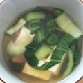 クックBLTENE☆'s cooksnap of when they made チンゲン菜と豆腐のスープ.