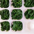 二児のママちいちゃん's cooksnap of when they made ★離乳食中期★ほうれん草の冷凍保存.