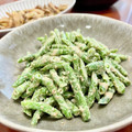 Superlittleboo's cooksnap of when they made 初夏のあと一品＠いんげんの胡麻マヨ和え.
