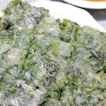 こむぎぱくぱく's cooksnap of when they made 簡単もちもち！春菊のチヂミ.