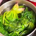 miyayosi's cooksnap of when they made シャキッ！ほうれん草のゆで方｡:+*.゜.