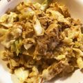 mebarunba's cooksnap of when they made 簡単だけどご飯が進む♡キャベツと卵炒め☆.