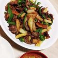 ゆっぴー525's cooksnap of when they made 牛薄切り肉でジャガイモ入り青椒肉絲.