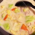 mii_che's cooksnap of when they made クリーミー味噌ミルク！！豚キャべうどん.
