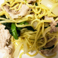 67luna's cooksnap of when they made 簡単♡ほうれん草と豚肉の塩焼きそば.