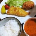 虹色にこり沖縄's cooksnap of when they made 鶏胸肉のミラノ風カツレツ.