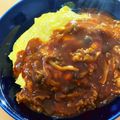 さぁひこうき♪'s cooksnap of when they made リメイク！簡単☆ハヤシルウでオムライス！.