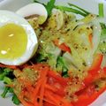 やつはしひじり's cooksnap of when they made 生で味わう春菊とマッシュルームのサラダ。.